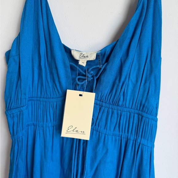 Elan Women's Maxi Dress in Vibrant Blue - Picture 3 of 4